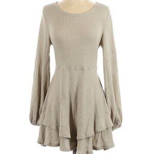 Tan Belted Romper